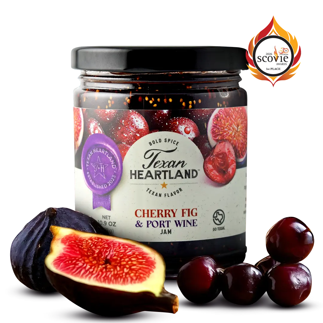 Cherry Fig & Port Wine Jam Texan Heartland