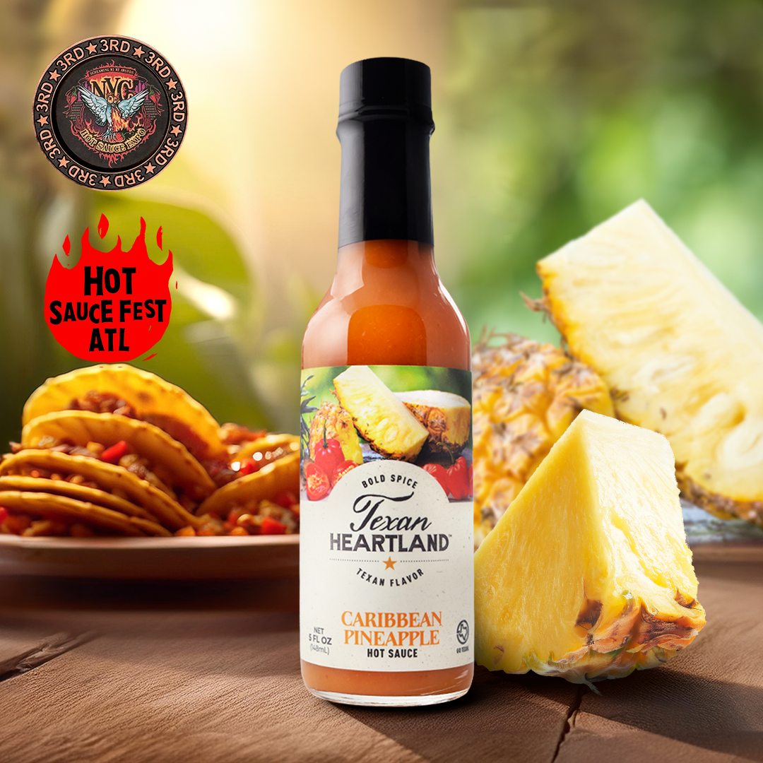 Caribbean Pineapple Hot Sauce Texan Heartland