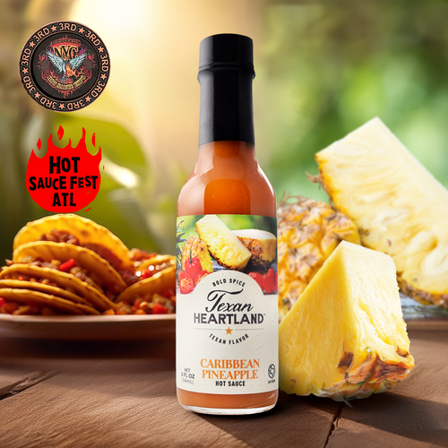 Caribbean Pineapple Hot Sauce Texan Heartland