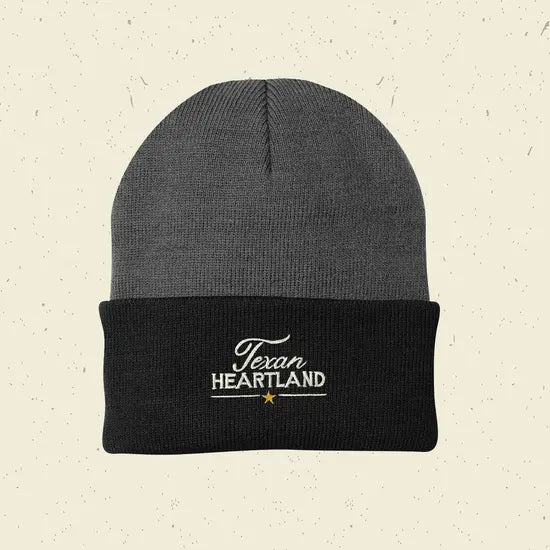 Embroidered Knit Hat Texan Heartland