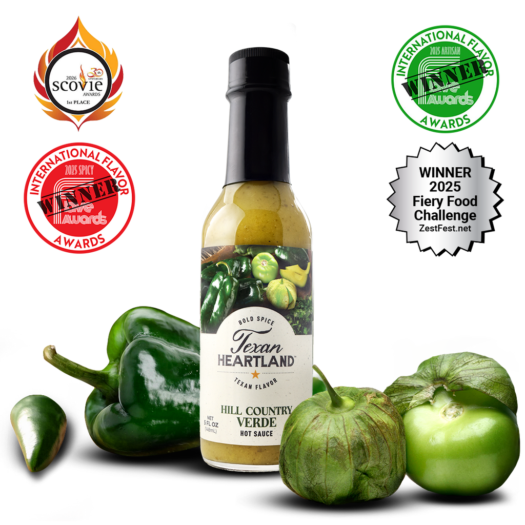 Hill Country Verde Hot Sauce Texan Heartland