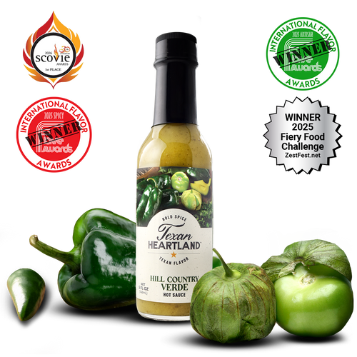 Hill Country Verde Hot Sauce Texan Heartland
