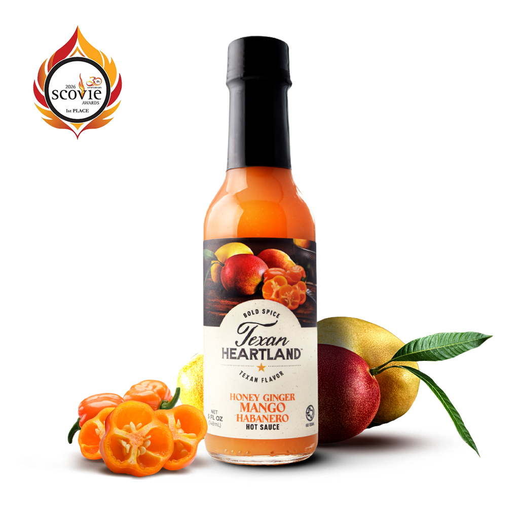 Honey Ginger Mango Habanero Hot Sauce Texan Heartland