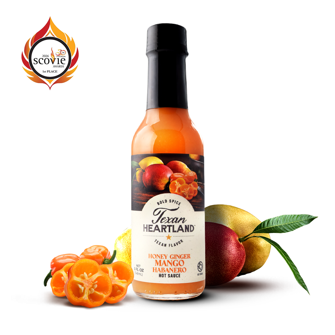 Honey Ginger Mango Habanero Hot Sauce Texan Heartland