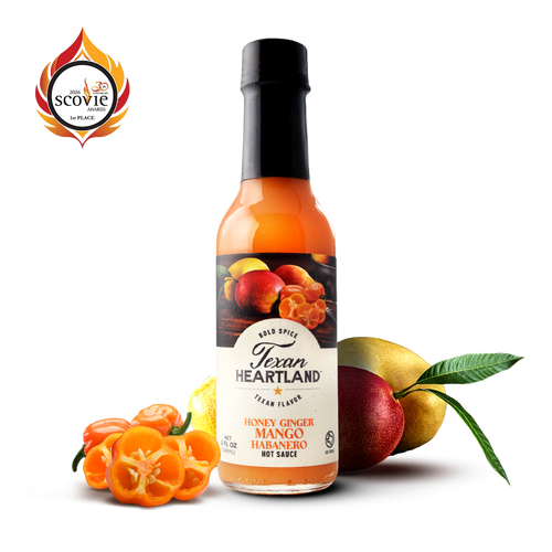 Honey Ginger Mango Habanero Hot Sauce Texan Heartland
