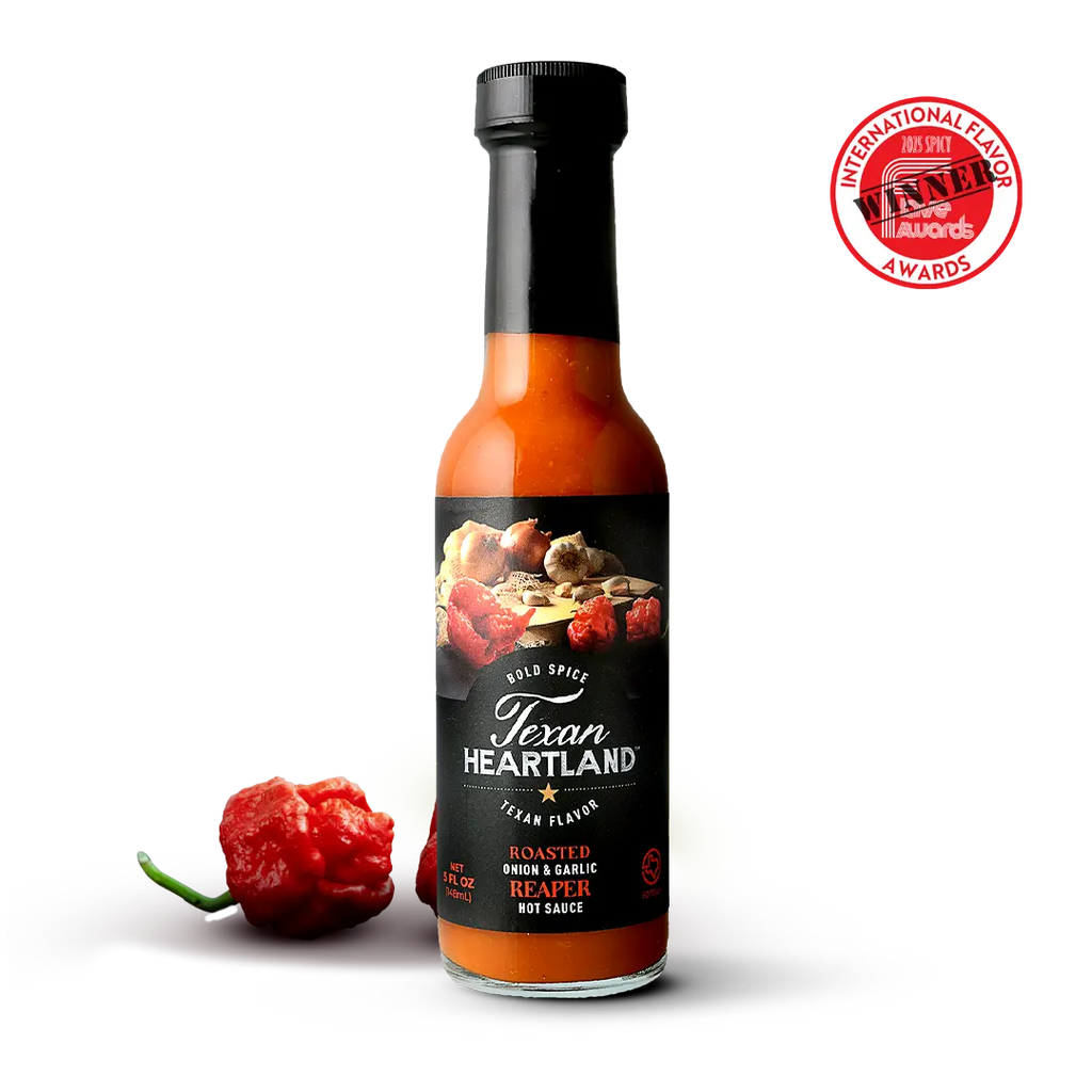 Roasted Onion & Garlic Reaper Hot Sauce Texan Heartland