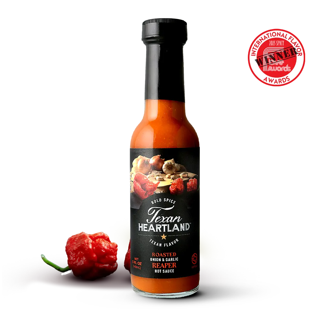 Roasted Onion & Garlic Reaper Hot Sauce Texan Heartland