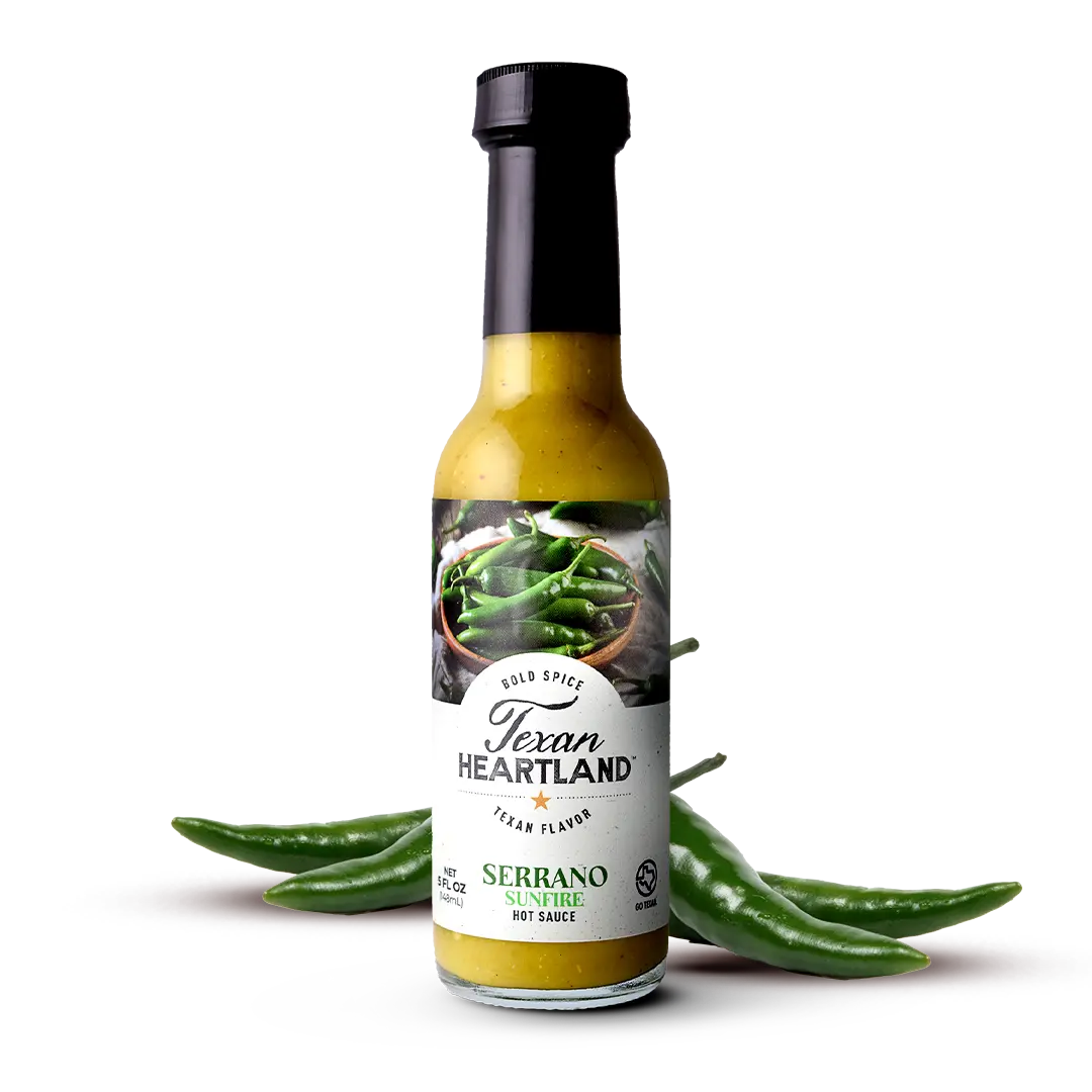 Serrano Sunfire Hot Sauce Texan Heartland