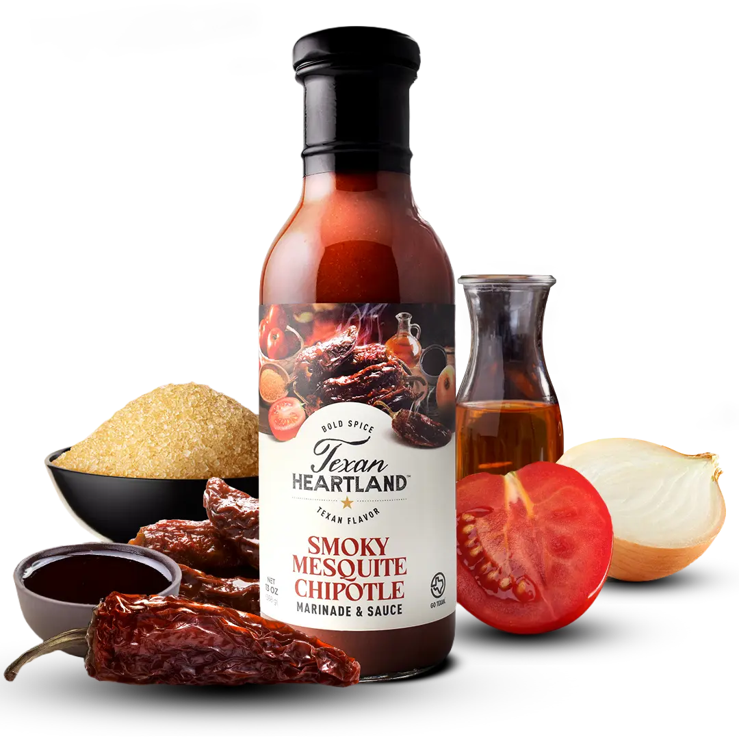 Smoky Mesquite Chipotle Marinade & Sauce Texan Heartland