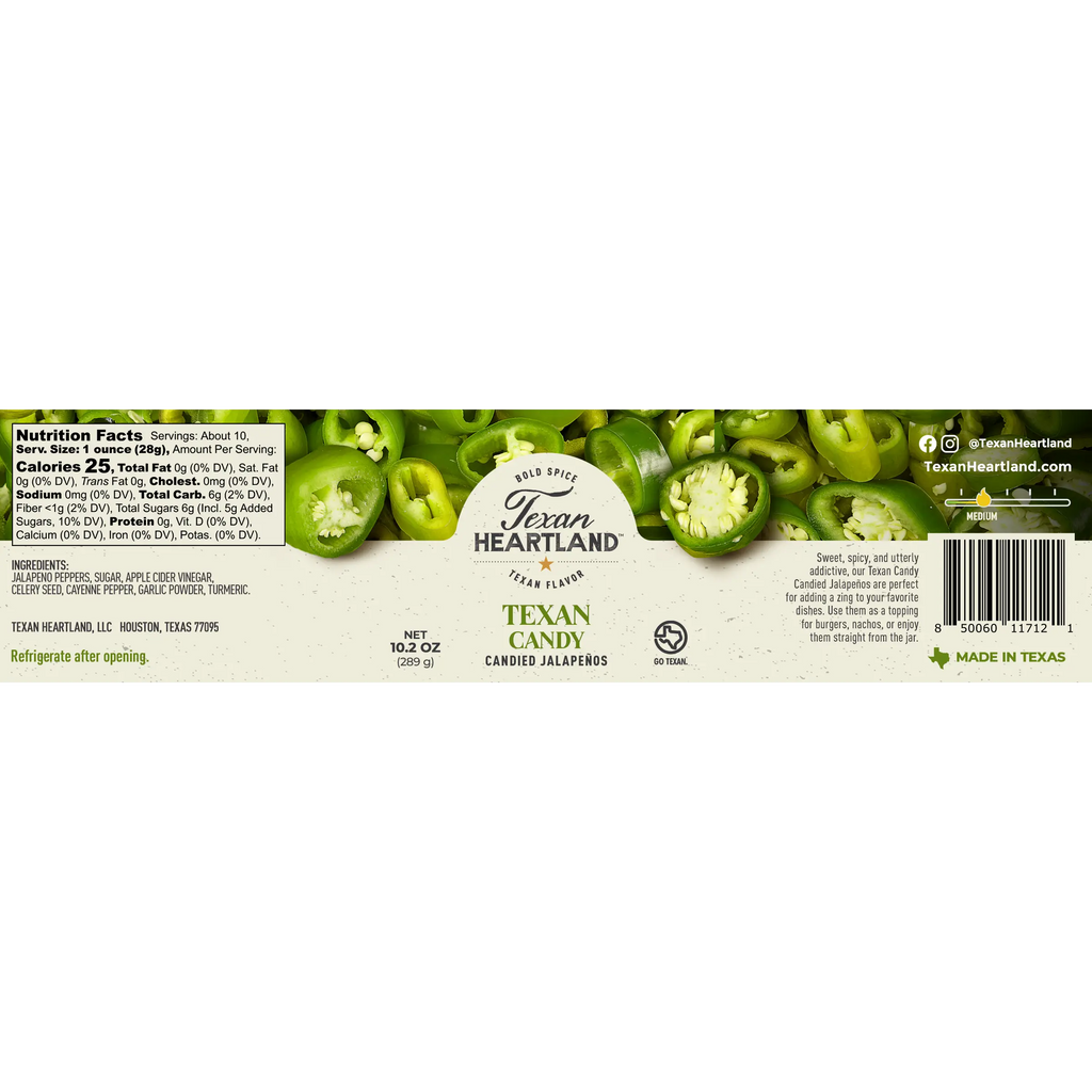 Texan Candy Candied Jalapenos Texan Heartland