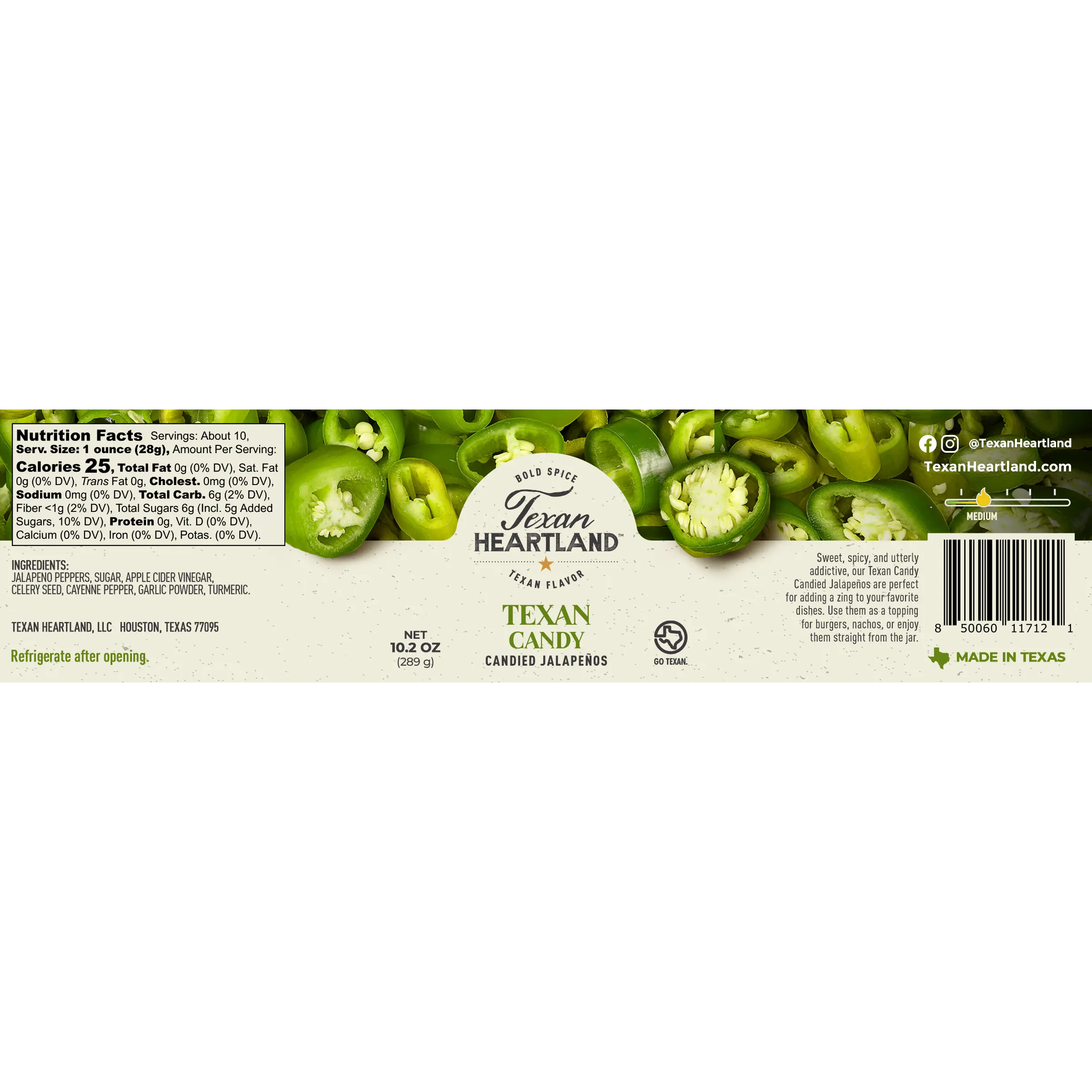 Texan Candy Candied Jalapenos Texan Heartland